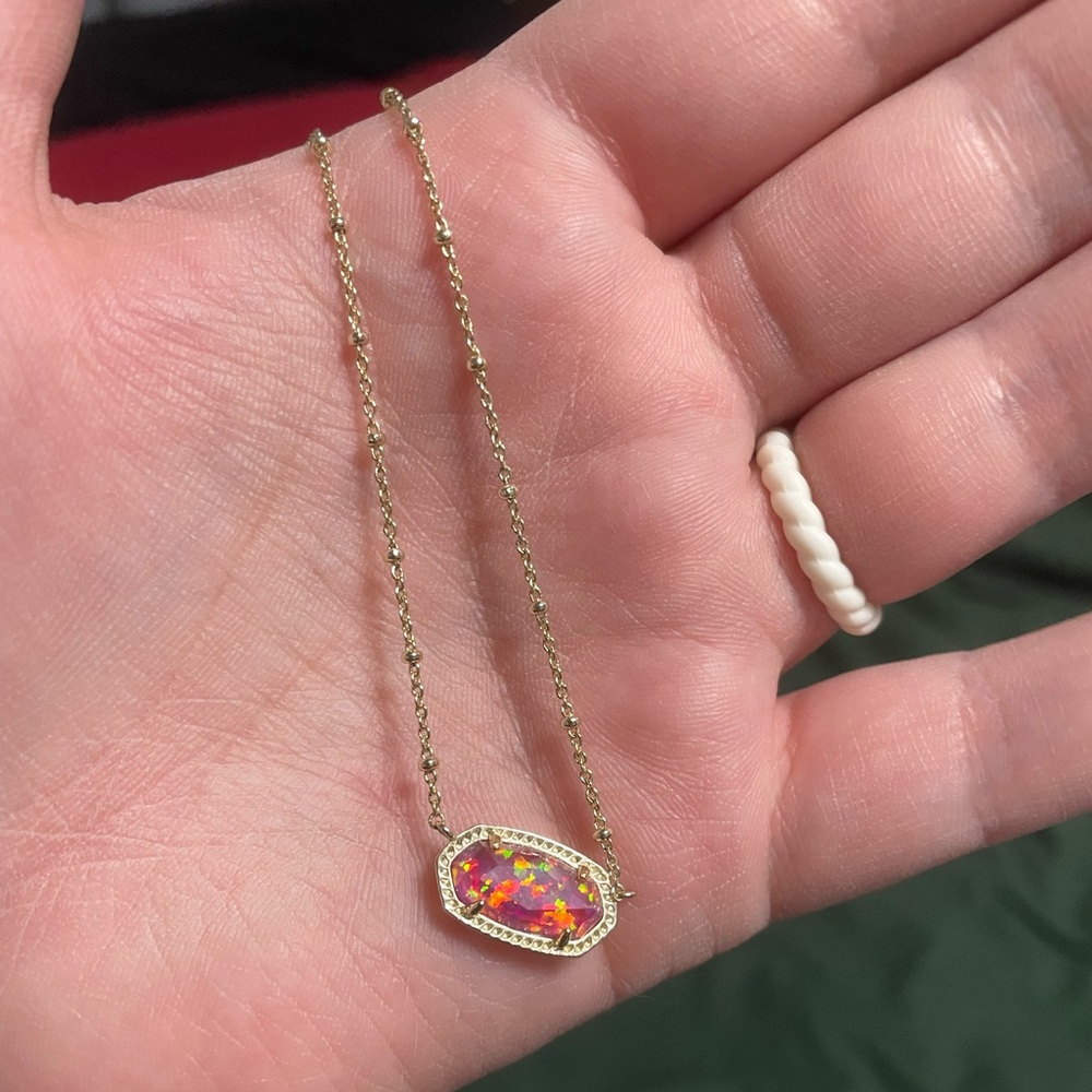 Kendra Scott Elisa Gold Satellite Short Pendant Necklace